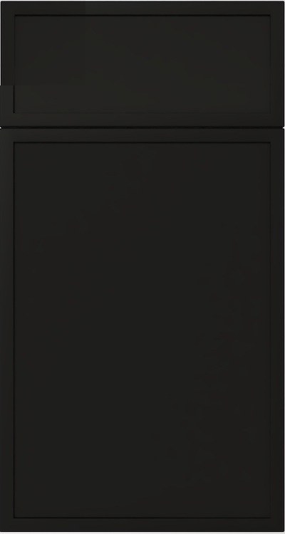 The Slim Iron Black door