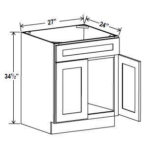 Sink Base, navy blue