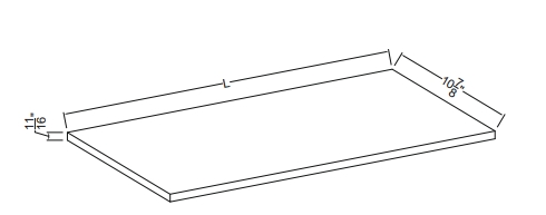 Shelf Board - Base Cabinet, fits any line