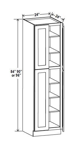 Wall Pantry, navy blue