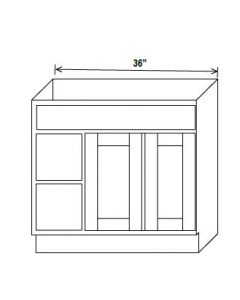 Vanity Sink Base, navy blue