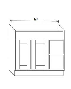 Vanity Sink Base, navy blue