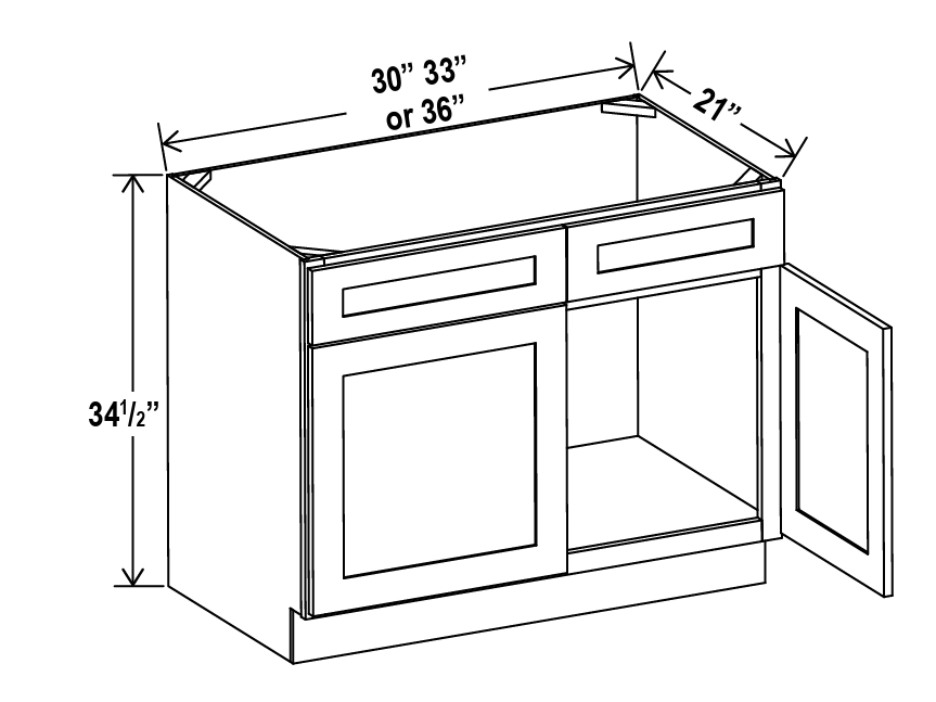 Vanity Sink Base Cabinet, floral espresso