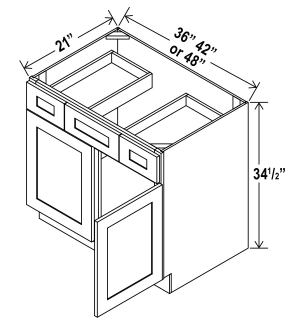 Vanity Sink Drawer Base Cabinet, rustic wood
