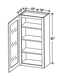Wall Cabinet, navy blue