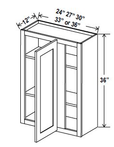 Wall Blind Corner Cabinet, navy blue