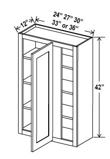Wall Blind Corner Cabinet, navy blue