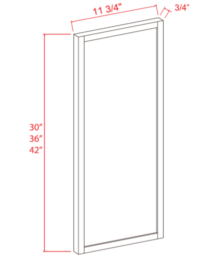 Wall Decorative Door Panel, slim amber oak