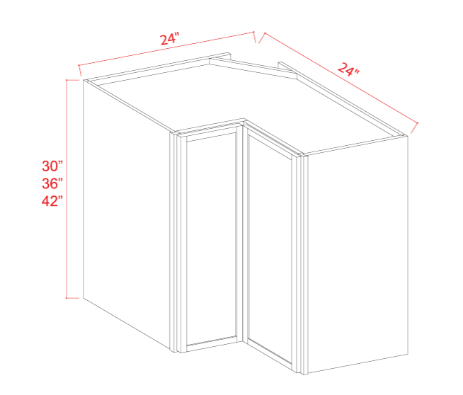 Wall Easy Reach Corner Cabinet, slim aston green