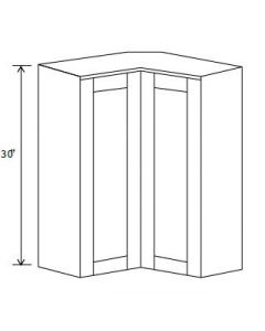 Wall Easy Reach Corner Cabinet, aston green