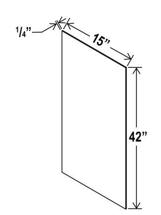 Wall Skin Panel, shaker white